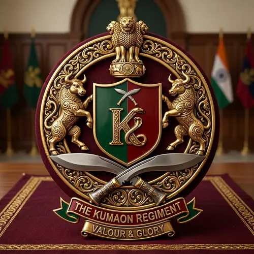 Detailed Insignia of Kumaon Infantry Regiment in Indian Army