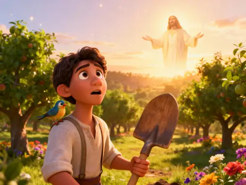 Awakening in a Magical Garden: Tomás' Journey