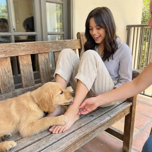 Jenna Ortega's Unique Foot Care Experience