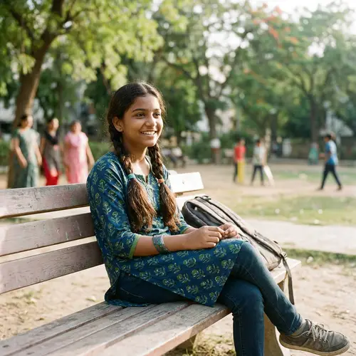 13-Year-Old Indian Girl Portrait
