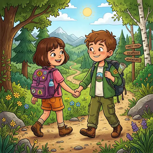 dora and ben 10 holding hands