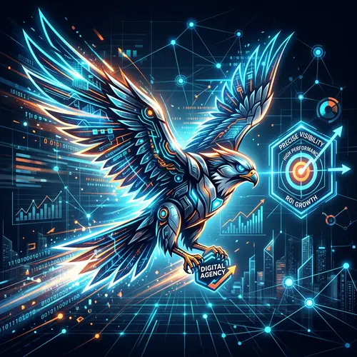 Falcon Mascot for Digital Marketing Company