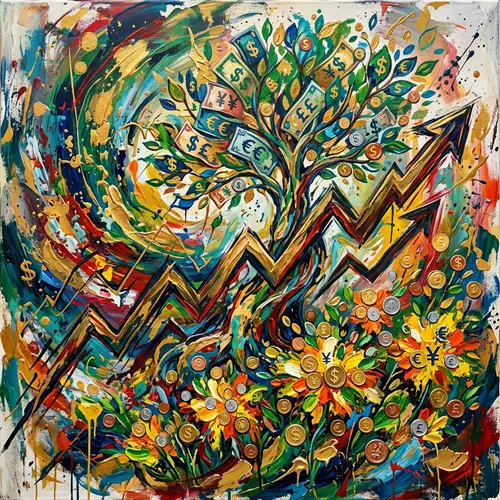 Abstract Expressionism Art for Economic Growth