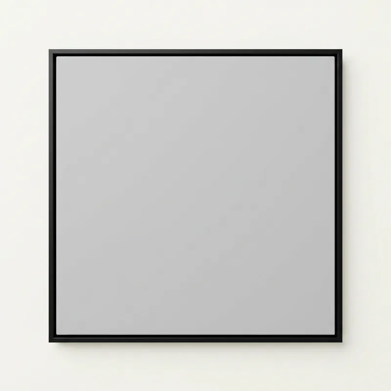 Square 1:1 Aspect Ratio Image with Neutral Colors and Black Border