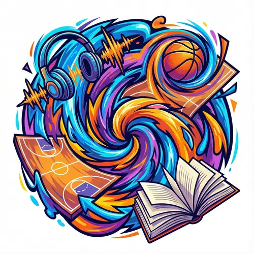 Vibrant Abstract WhatsApp Profile Picture Design