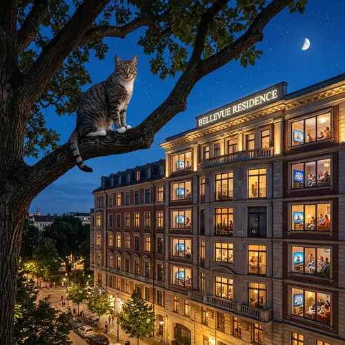 Pitchou the Cat at Bellevue Residence