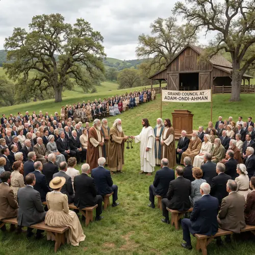 Grand Council at Adam-ondi-Ahman: A Divine Meeting