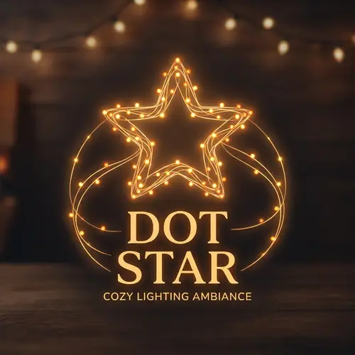 Dot Star Logo - Cozy Ambiance Inspired Design