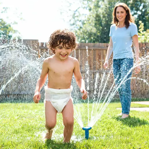 Joyful Moments: Jimmy's Backyard Splash