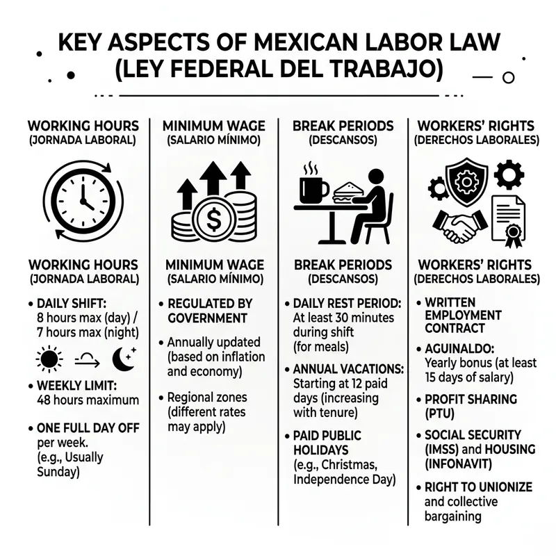 Mexican Work Laws: A Minimalistic Overview