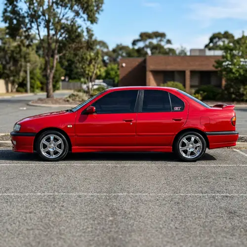 90s Japanese Styling: Nissan Primera P10 GT Side View