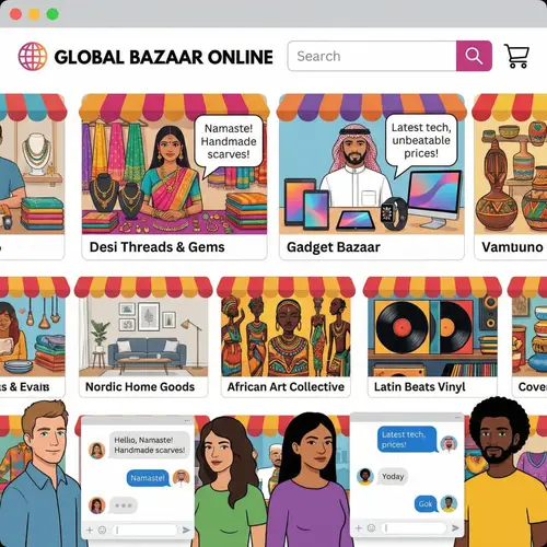 Online Marketplace with Diverse Products and Customers | YourBestMarket