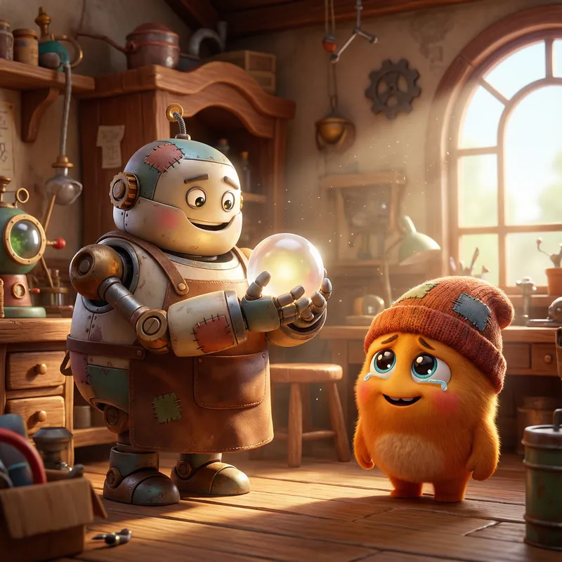 Pixar-Style 3D Animation: Charming & Realistic Pixar-Style 3D Animation: Charming & Realistic