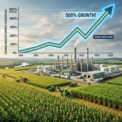 Ethanol Industry Growth: 500% Increase Projection