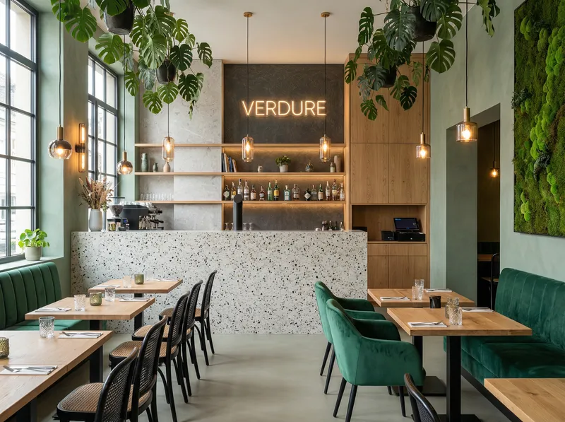 Luxury Restaurant Interior Design: Modern Organic Aesthetic