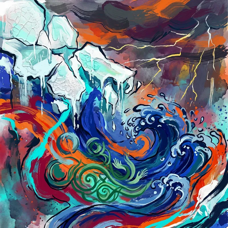 The Urgency of Climate Change Through Abstract Art The Urgency of Climate Change Through Abstract Art