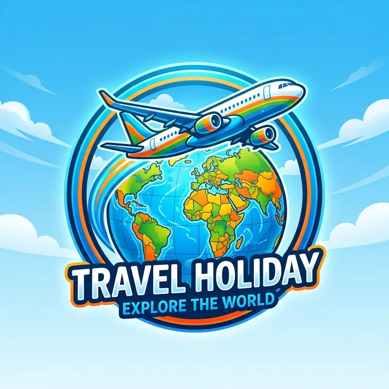 Create a Vibrant Travel Holiday Logo Create a Vibrant Travel Holiday Logo