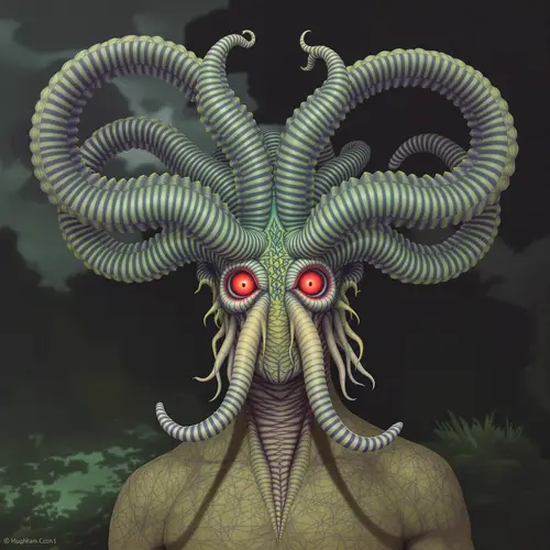 Ma'oli: Giant Wings and Red-Eyed Features