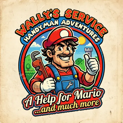 Super Mario Story Logo Design