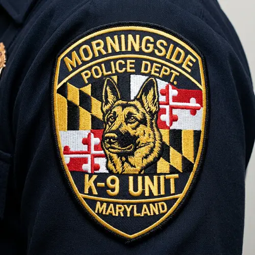 Morningside Police K-9 Unit Patch - Official Insignia