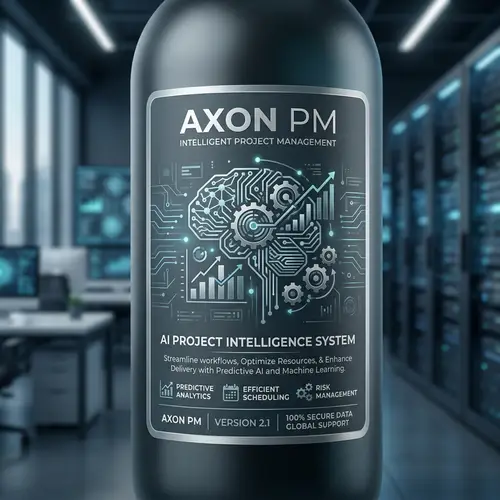 Innovative Label Design for AI Project Management Company