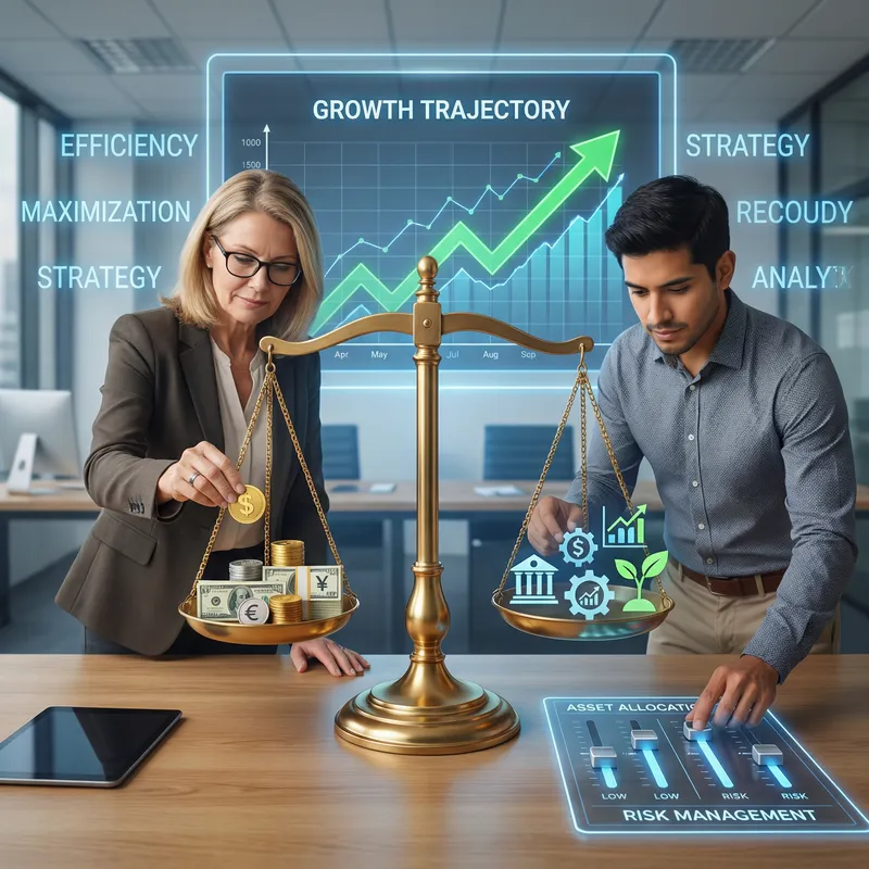 Financial Resource Optimization Image | Asset Efficiency Visualized Financial Resource Optimization Image | Asset Efficiency Visualized