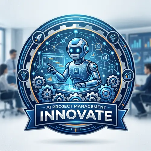 Innovative Emblem for AI Project Management | Company Logo Design