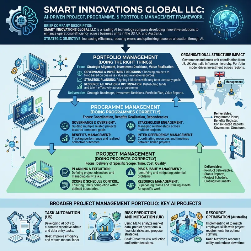 AI-Based Project, Programme, and Portfolio Management Frameworks - Smart Innovations Global LLC
