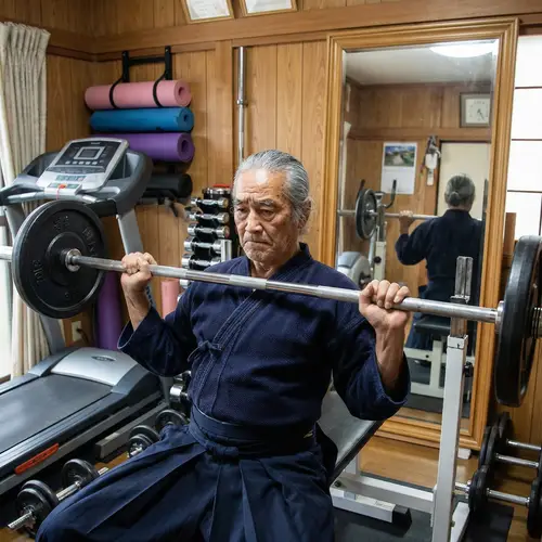 Japanese Samuri Strength Training at Personal Gym