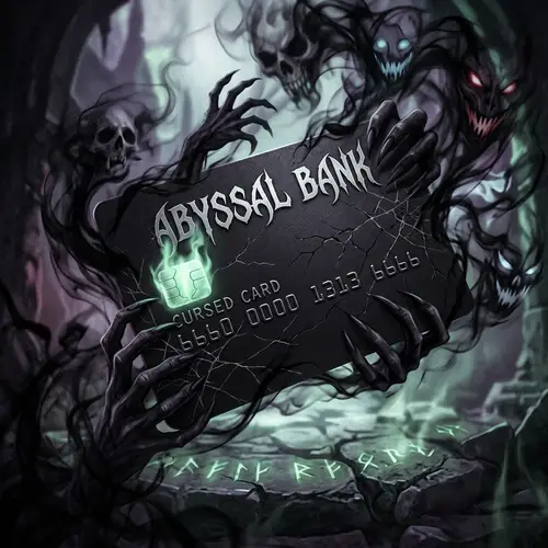 Eerie and Terrifying Credit Card Image