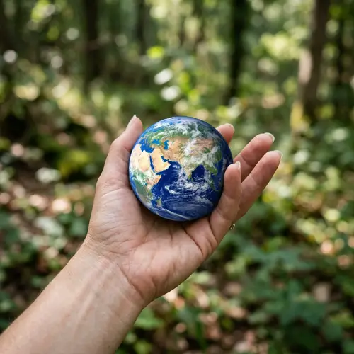 Hand Holding Earth: A Nature's Embrace