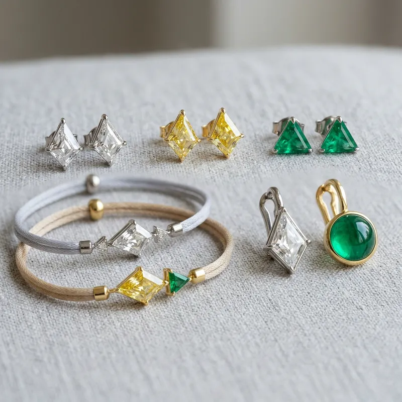 High-End Jewelry Collection with VVS1 Diamonds High-End Jewelry Collection with VVS1 Diamonds