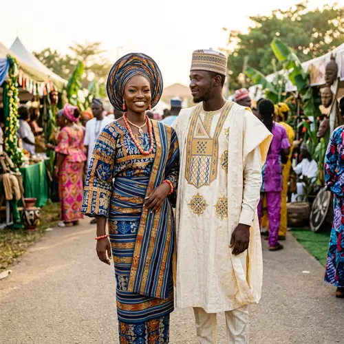 Yoruba Girl in Cultural Attire Captivates Hausa Guy | Love Spark