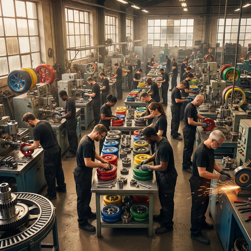 Innovative Workshop: Crafting Colorful Wheels