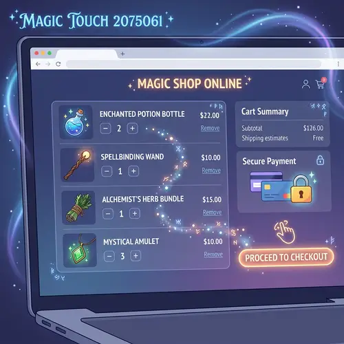 Magic Online Store: Products in Your Cart