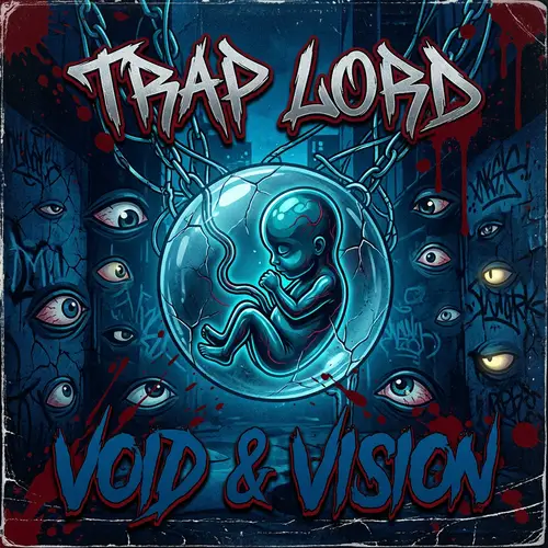 Trap Music Cover Art with Fetus Design