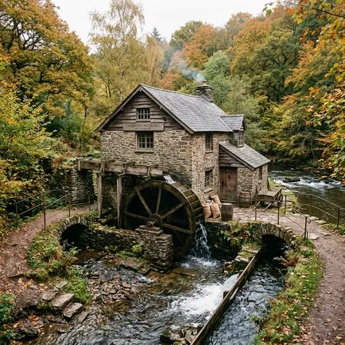 Explore the Charm of an Old Water Mill