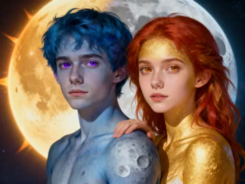 Sun and Moon: A Cosmic Love Story