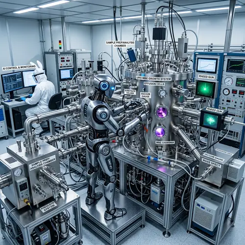 Advanced Technology Setting: MBE Chamber with AI Robot