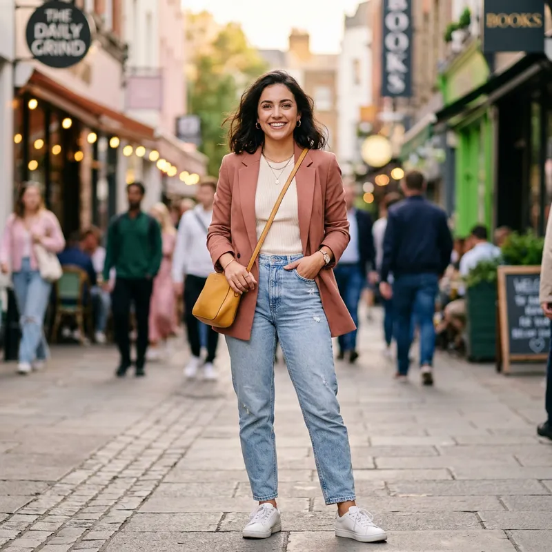 Vibrant Portrait of Confident 25-Year-Old Model Vibrant Portrait of Confident 25-Year-Old Model