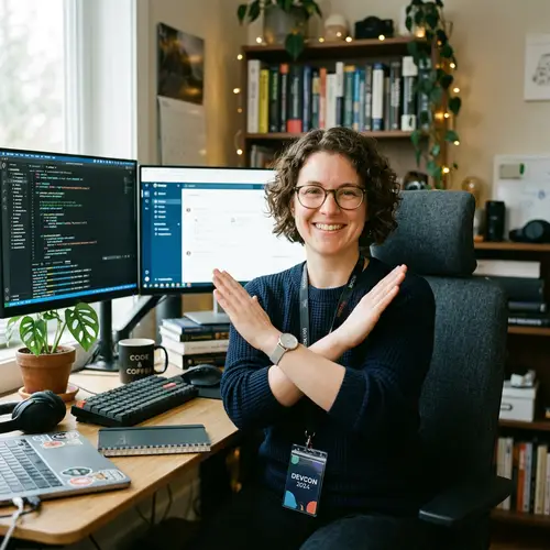 Kind Developer Refusing with a Smile