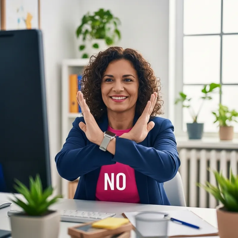 Kind Developer Refusing with a Smile