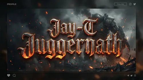Jay-T Juggernath: Bold Social Media Banner Design