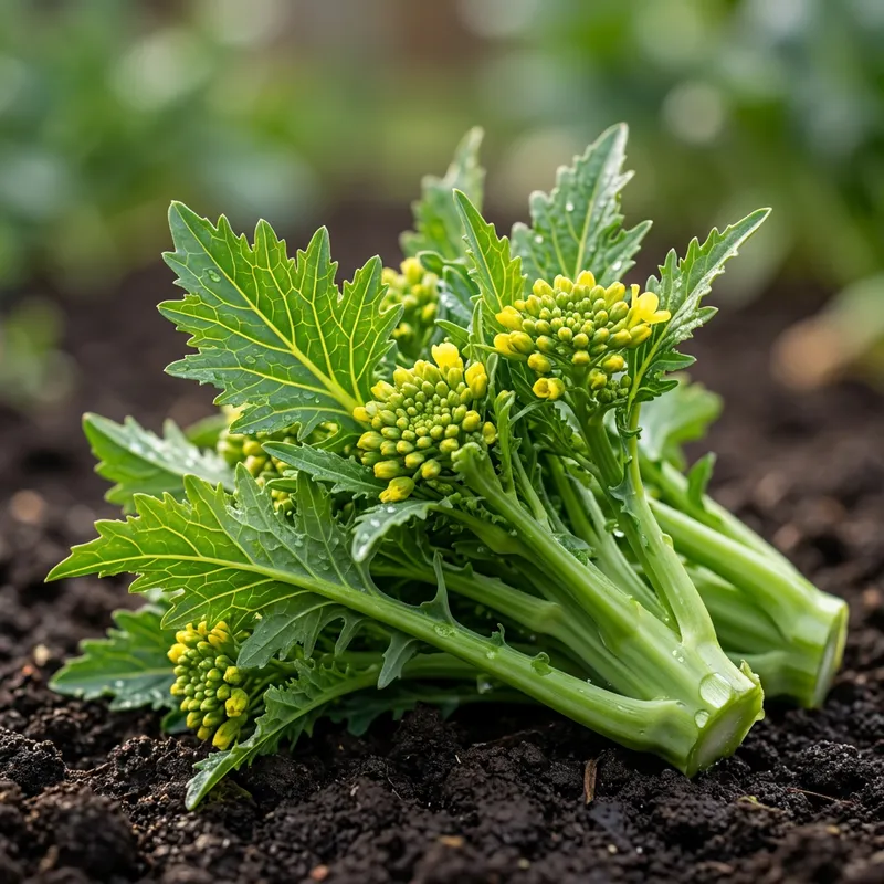 Realistic Photos of Fresh Broccoli Rabe
