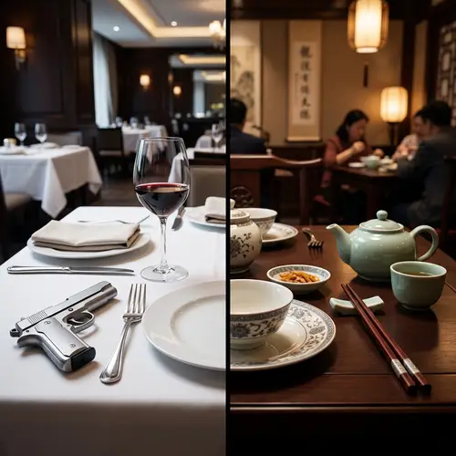 Cultural Harmony: Guns and Chopsticks Blending East and West