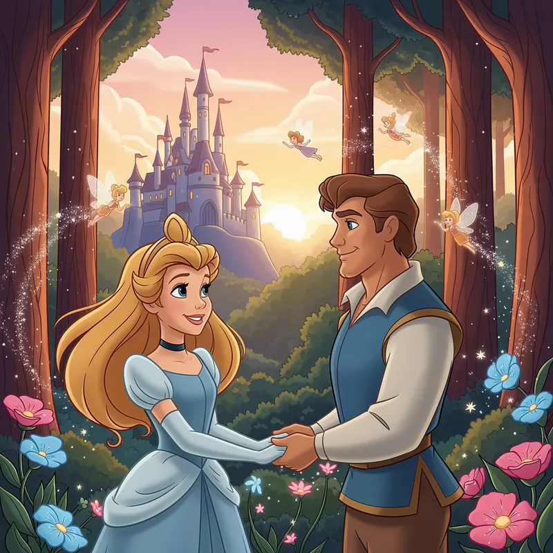 Enchanting Classic Disney Animation Style Enchanting Classic Disney Animation Style