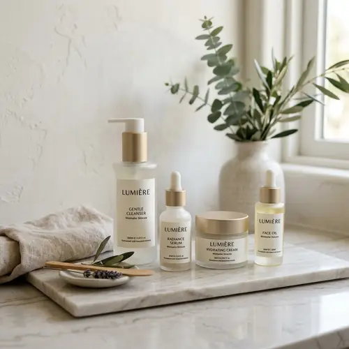 Minimalist Luxury Skincare Package