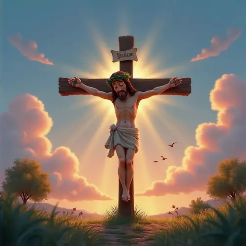 Disney Pixar Style Passion of Christ Animation