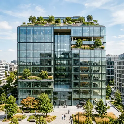 Sleek Glass Building | Modern Architecture Design