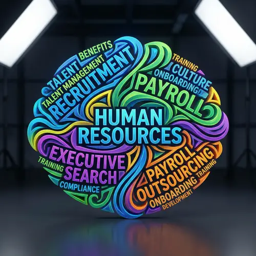 Dynamic Human Resources Word Cloud | Recruitment, Payroll, Executive Search